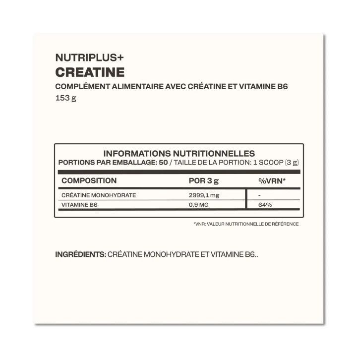 Nutriplus+ Creatine Farmasi en bellamapi.es
