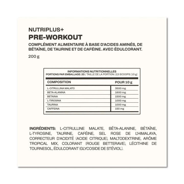 Nutriplus+ Pre-Workout Farmasi