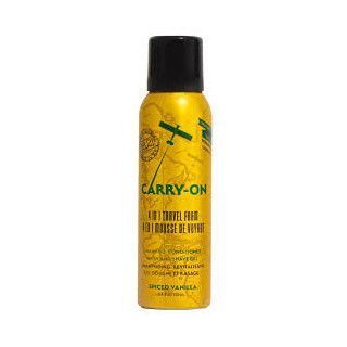 Man Made Carry On 4-in-1 Travel Foam Shampoo