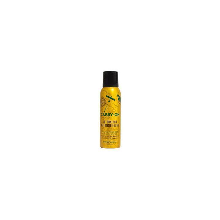 Man Made Carry On 4-in-1 Travel Foam Shampoo