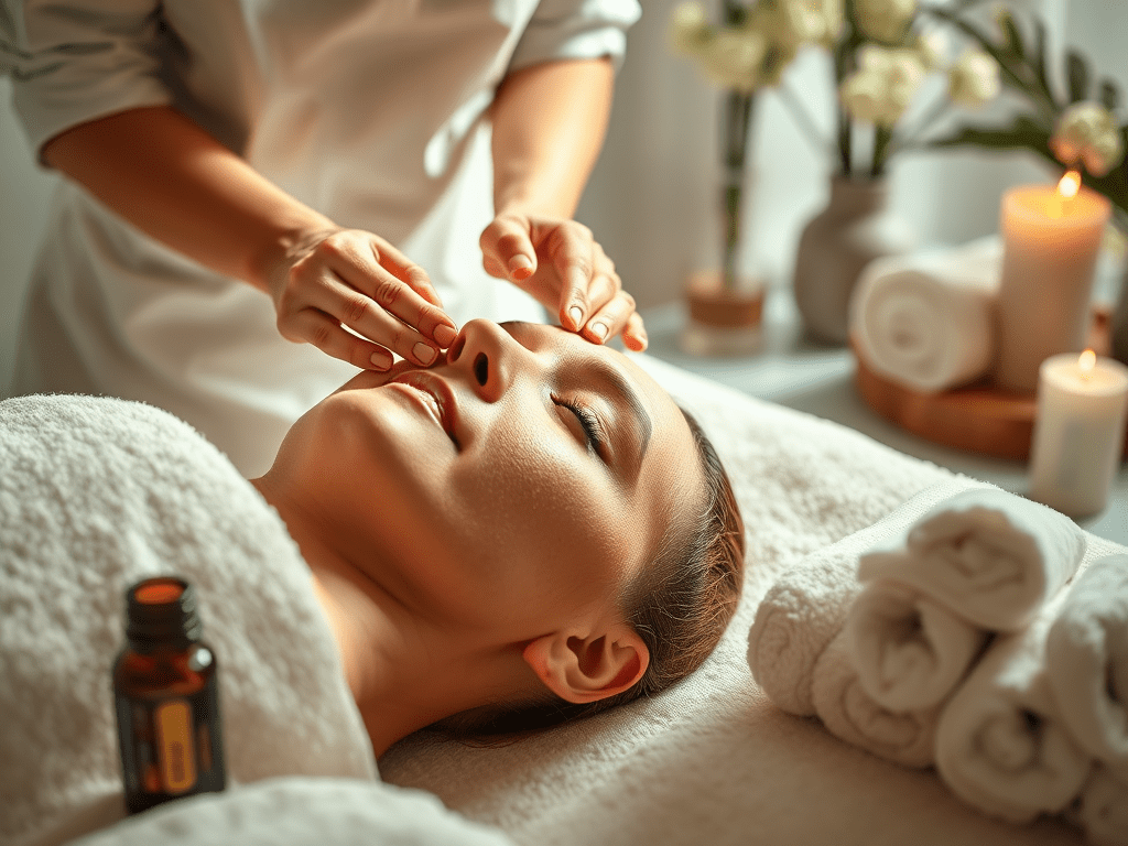 Masaje craneofacial en Oliva centro de estética Bella Mapi