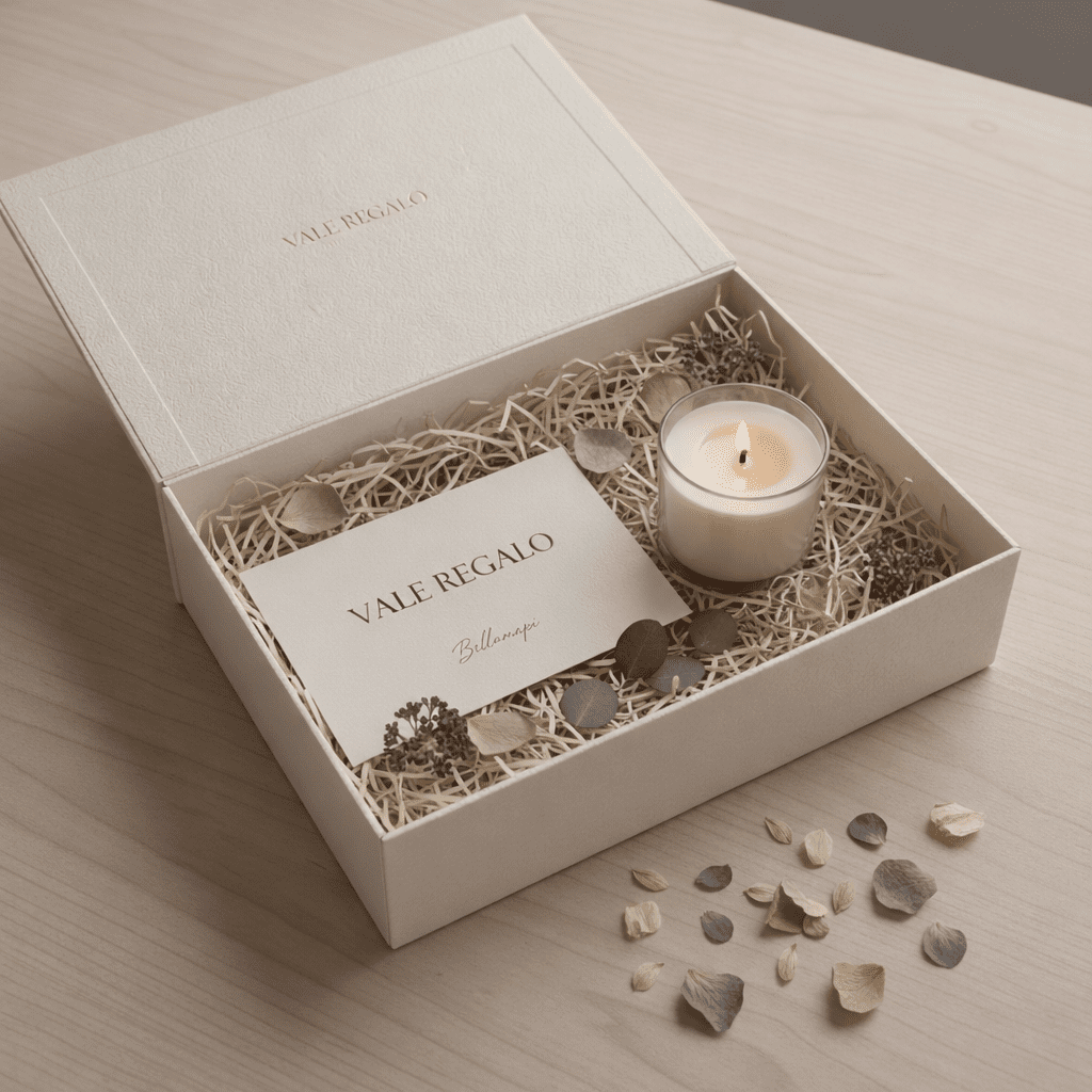 Caja regalo para día de la madre en Estética Bella Mapi Oliva.