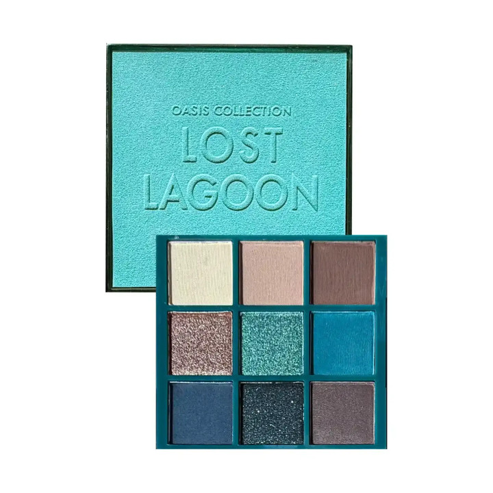 Oasis Lost Lagoon Paleta de Sombras Colores Intensos