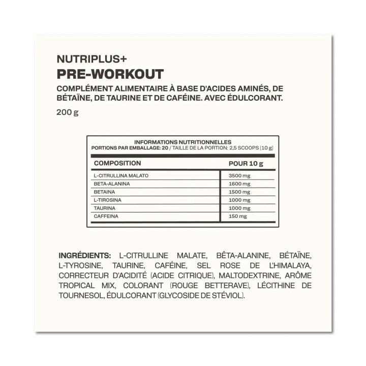 Nutriplus+ Pre-Workout Farmasi