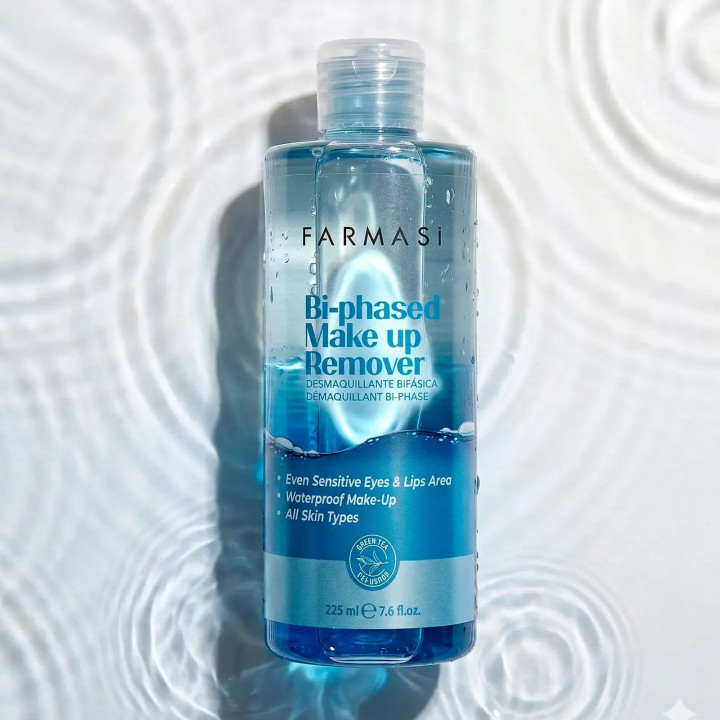 Desmaquillante Bi-Phased Farmasi | Elimina Maquillaje Waterproof
