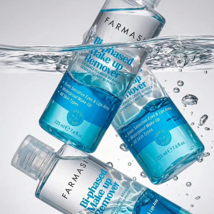 Desmaquillante Bi-Phased Farmasi | Elimina Maquillaje Waterproof