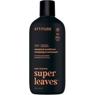 Champú y acondicionador 2 en 1 Attitude Hombre 414ml - envase frontal