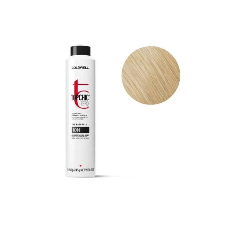 10N Topchic Zero Extra Light Natural Blonde Permanent Hair Color 250ml